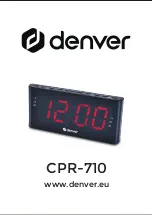 Denver CPR-710 Manual preview