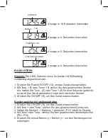 Preview for 34 page of Denver CR-718 Instruction Manual