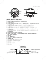 Предварительный просмотр 27 страницы Denver CRB-618 Instruction Manual