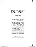 Denver CRP-717 Instruction Manual preview