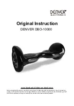 Denver DBO-10000 Original Instruction preview