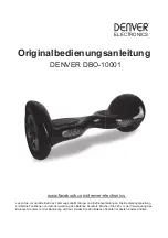 Denver DBO-10001 Original Instruction preview