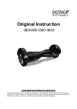 Preview for 1 page of Denver DBO-8000 Original Instruction