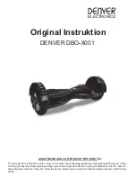 Preview for 11 page of Denver DBO-8001 Original Instruction