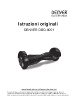 Preview for 37 page of Denver DBO-8001 Original Instruction