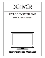 Denver DFT-1945DVBT CUP Instruction Manual preview