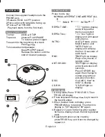 Preview for 7 page of Denver DMP371 Operating Instructions Manual