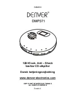 Preview for 11 page of Denver DMP371 Operating Instructions Manual