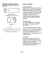 Preview for 15 page of Denver DMP371 Operating Instructions Manual