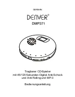 Preview for 32 page of Denver DMP371 Operating Instructions Manual