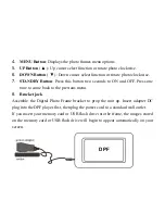 Предварительный просмотр 6 страницы Denver DPF-567 User Manual