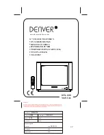 Preview for 1 page of Denver DTX-1410 User Manual