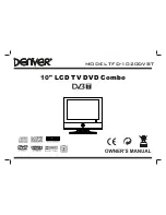 Denver DV3 T TFD-1020DVBT Owner'S Manual preview