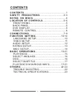 Preview for 3 page of Denver DVH-1019 MK2 User Manual