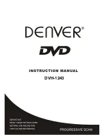 Denver DVH-1243 Instruction Manual preview