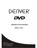 Denver DVH-7781 Instruction Manual preview