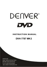 Denver DVH-7787 MK2 Instruction Manual preview