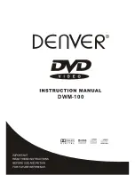 Denver DWM-100 Instruction Manual preview