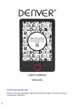 Denver EBO-635L User Manual предпросмотр