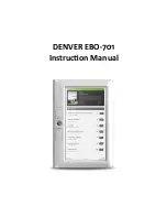 Denver EBO-701 Instruction Manual предпросмотр