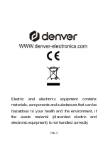 Preview for 5 page of Denver GHS-130 User Manual