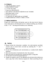 Preview for 2 page of Denver GMP-270CMK2 Instruction Manual