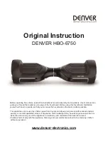 Denver HBO-6750 Original Instruction preview