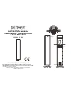 Предварительный просмотр 1 страницы Denver IPT-400 Instruction Manual