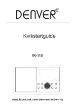 Preview for 5 page of Denver IR-110 Quick Start Manual