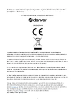 Предварительный просмотр 9 страницы Denver IR-135B User Manual