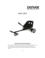 Denver KAR-1550 Instructions Manual предпросмотр