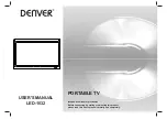 Denver LED-1032 User Manual предпросмотр