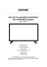 Denver LED-3271S Quick Start Manual preview