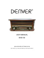 Denver MCR-50 User Manual предпросмотр