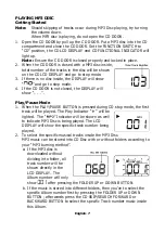 Preview for 7 page of Denver MMP-355 Manual