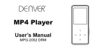 Denver MPG-2052 DRM User Manual preview