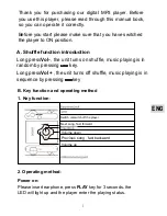 Предварительный просмотр 2 страницы Denver MPS-409C MK2 User Manual