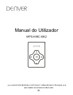 Предварительный просмотр 34 страницы Denver MPS-409C MK2 User Manual