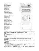 Предварительный просмотр 4 страницы Denver MRD-165 Instruction Manual