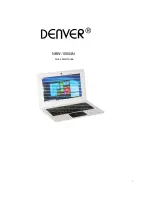 Предварительный просмотр 1 страницы Denver NBW-10004N Quick Start Manual