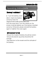 Предварительный просмотр 8 страницы Denver NVI-450 Manual