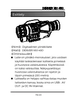 Предварительный просмотр 230 страницы Denver NVI-450 Manual