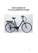 Preview for 2 page of Denver Orus E-Times City 8000HM-X7 Instructions For Use And Maintenance Manual