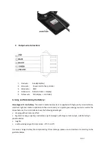 Preview for 14 page of Denver Orus E-Times City 8000HM-X7 Instructions For Use And Maintenance Manual