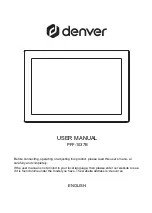 Предварительный просмотр 1 страницы Denver PFF-1037B User Manual