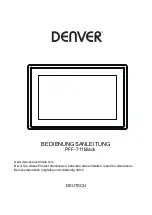 Preview for 11 page of Denver PFF-711Black User Manual