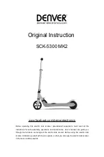 Preview for 1 page of Denver SCK-5300 MK2 Original Instruction