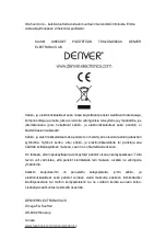 Preview for 107 page of Denver SCK-5300 MK2 Original Instruction