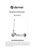 Preview for 1 page of Denver SCK-5310 Original Instruction