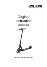 Preview for 1 page of Denver SCO-80100 Original Instruction